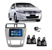 Kit Multimídia City 2008 / 2013 Ar Digital 7 Polegadas MP5 Rádio Bt USB Espelhamento