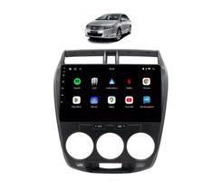 Kit Multimídia City 2009 / 2013 Ar Analogico Grafite Android 9 Pol 2/32Gb Carplay - Vision 8990CP