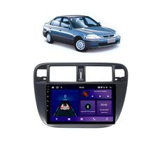 Kit Multimídia Civic 1996 / 2000 Ar Digital 9 Pol Android Carplay 2/32GB - Roadstar 915BR