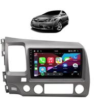 Kit Multimídia Civic 2006 07 08 09 10 11 9 Pol Android Carplay QuadCore 2/64GB - Autovex