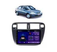 Kit Multimídia Civic G6 96 / 00 Ar Digital 9 Pol Android Carplay 2/32GB - 915BR ROADSTAR