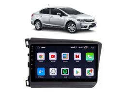 Kit Multimídia Civic G9 2012 / 2014 Android 2/23GB 9 Pol Gps USB Rádio Bt Carplay Vision 8990