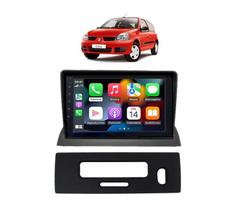 Kit Multimídia Clio 98 / 2005 9 Pol CarPlay AndroidAuto USB Bt Radio