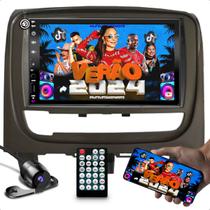 Kit Multimidia com Bluetooth espelhamento + Moldura 7 Polegadas compativel com STRADA STRADA ADVENTURE WEEKEND WEEKEND ADVENTURE SIENA + Camera de ré