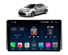 Kit Multimídia Corolla 20 / 21 9 Pol Android Carplay 2/32GB - 915BR ROADSTAR
