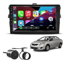 Kit Multimídia Corolla 2009 até 2014 CarPlay AndroidAuto 9 Polegadas USB Bt Radio
