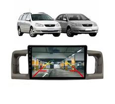 Kit Multimidia Corolla Filder 2003 / 2008 9 Pol Carplay AndroidAuto USB BT FM - Roadstar 908BR