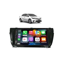 Kit Multimídia Corolla Gli 2015 / 2017 CarPlay AndroidAuto 7 Pol USB BT FM - 708BR Roastar