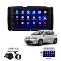 Kit Multimídia Corolla Hilux Etios Android 7 Polegadas Rádio Bt USB Espelhamento