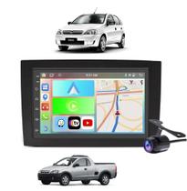 Kit Multimídia Corsa Montana Mold Preta 7 Pol Android Carplay 2/32GB - 701KC First Option