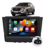 Kit Multimídia Creta 17 / 23 7 Pol CarPlay AndroidAuto USB - Roadstar 708BR