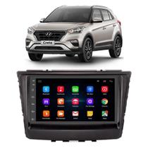 Kit Multimidia Creta 2016 / 2024 Android 7 Pol 2/32GB GPS Carplay - 701KC First Option