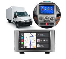 Kit Multimídia Daily 2009 / 2014 7 Pol CarPlay AndroidAuto Sem fio - First Option 8100