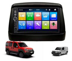 Kit Multimídia Doblo 2002 / 2021 Mold Preta 7 Pol Carplay AndroidAuto - 7810HCPAA First Option Kit Multimídia Doblo 2002 / 2021 Mold Preta 7 Pol Carplay AndroidAuto - 7810HCPAA First Option