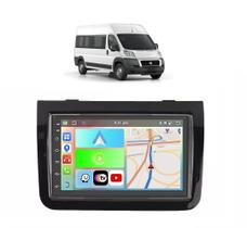 Kit Multimídia Ducato 2018 / 2022 7 Pol CarPlay AndroidAuto Sem Fio 8100 FirstOption