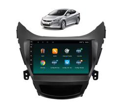 Kit Multimídia Elantra 2012 / 2014 GLS 1.8 9 Pol Android 2/32Gb Bt Carplay - Vision 8990X
