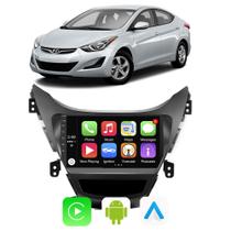 Kit Multimidia Elantra 2014 2015 2016 9" CarPlay Android Auto Google Assistente e Siri Bluetooth Tv Online