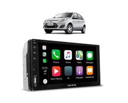 Kit Multimídia Fiesta 2003 / 2014 7 Pol CarPlay AndroidAuto Sem Fio - First Option 8100