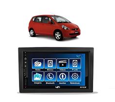 Kit Multimídia Fit 2004 / 2008 7 Pol MP5 Rádio Bt USB Espelhamento