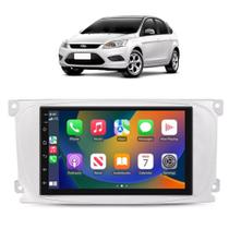 Kit Multimídia Focus 2009 / 2013 Mold Prata 7 Pol CarPlay AndroidAuto USB Bt FM - 708BR Roadstar Kit Multimídia Focus 2009 / 2013 Mold Prata 7 Pol CarPlay AndroidAuto USB Bt FM - 708BR Roadstar