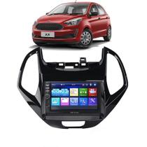 Kit Multimídia Ford Ka 2019 / 2021 Mold Black Carplay AndroidAuto USB - 7810HCPAA First Option Kit Multimídia Ford Ka 2019 / 2021 Mold Black Carplay AndroidAuto USB - 7810HCPAA First Option