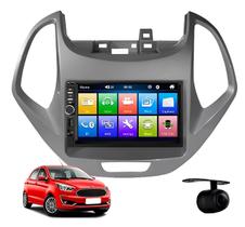 Kit Multimídia Ford Ka 2019 / 2021 Mold Prata Carplay AndroidAuto USB - 7810HCPAA First Option Kit Multimídia Ford Ka 2019 / 2021 Mold Prata Carplay AndroidAuto USB - 7810HCPAA First Option