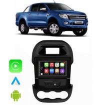 Kit Multimidia Ford Ranger 2012 A 2016 7" Carplay/Android-Auto Comando Por Voz Siri Tv Online Wifi