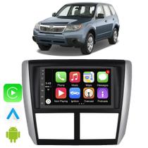 Kit Multimidia Forester 2009 2010 2011 2012 7" Android Auto CarPlay Voz Google Siri Tv Online