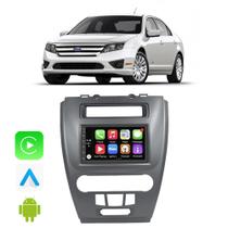Kit Multimidia Fusion 2009 10 11 2012 7" Android Auto CarPlay Voz Google Siri Tv oNÇINE Bluetooth Gps