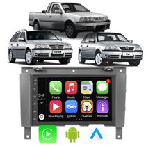 Kit Multimidia Gol G3 Parati Saveiro 2000 01 02 03 04 2005 7" Android Auto CarPlay Voz Google Siri Tv Online