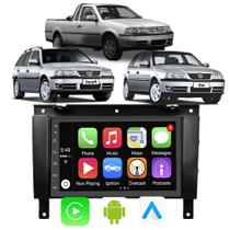 Kit Multimidia Gol G3 Parati Saveiro 2000 01 02 03 04 2005 7" Android Auto CarPlay Voz Google Siri Tv Online