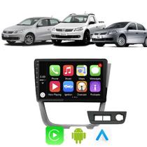Kit Multimidia Gol Saveiro Voyage G5 2008 2009 2010 2011 2012 CarPlay Google Assistente Bluetooth Tv