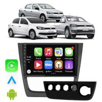 Kit Multimidia Gol Saveiro Voyage G6 2012 2014 2015 2016 9" CarPlay Android Auto Google Assistente Waze Tv Online