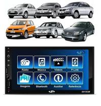 Kit Multimídia Golf Bora até 2013 7 Pol Mp5 USB Bt SD Radio Espelhamento