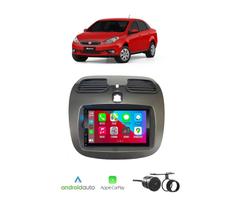 Kit Multimídia Grand Siena 2012 / 2019 Mold Champanhe 7 Pol CarPlay AndroidAuto USB Bt FM 708BR Roadstar Kit Multimídia Grand Siena 2012 / 2019 Mold Champanhe 7 Pol CarPlay AndroidAuto USB Bt FM 708BR Roadstar
