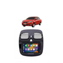 Kit Multimídia Grand Siena 2012 / 2019 Mold Graf 7 Pol CarPlay AndroidAuto USB - Roadstar 708BR