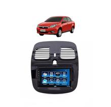 Kit Multimídia Grand Siena 2012 / 2019 Mold Graf Mp5 7 Pol BT USB Espelhamento - 7830 First Option