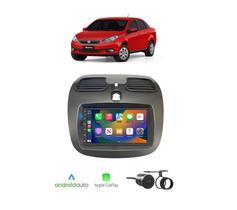 Kit Multimídia Grand Siena 2012 / 2020 Mold Champanhe 7 Pol CarPlay AndroidAuto - 708BR Roadstar Kit Multimídia Grand Siena 2012 / 2020 Mold Champanhe 7 Pol CarPlay AndroidAuto - 708BR Roadstar