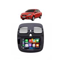Kit Multimídia Grand Siena Mold Graf 12 / 19 7 Pol CarPlay AndroidAuto USB Bt FM - 708BR Roadstar