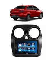 Kit Multimídia Grand Siena Mold Preta 2021 Mp5 Bt Usb Fm Leitor SD Espelhamento