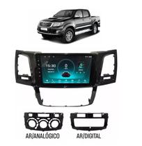 Kit Multimídia Hilux 2009 / 2015 Android 9 Pol 2/32Gb Carplay Gps WiFi Rádio Bt - Vision 8990CP