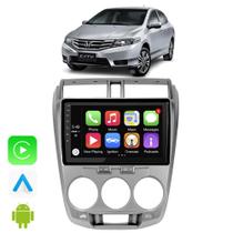 Kit Multimidia Honda City 2009 10 11 12 13 2014 9" CarPlay Android Auto Bluetooth Google Assistente e Siri - E-Carplay