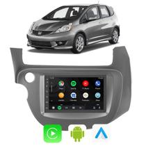 Kit Multimidia Honda Fit 2009 2010 2011 2012 2013 2014 7" Android Auto CarPlay Voz Google Siri Tv Bluetooth - E-Carplay