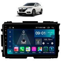 Kit Multimídia HRV HR-V 2019 / 2021 9 Pol Android Carplay Gps 2/32GB - 915BR ROADSTAR