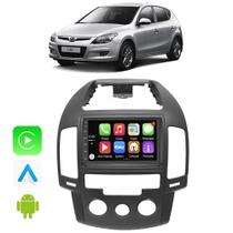 Kit Multimidia I30 2009 2010 2011 2012 7" Android Auto CarPlay Voz Google Siri Bluetooth Gps