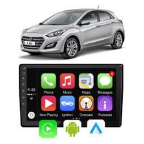 Kit Multimidia I30 2013 2014 2015 2016 9" CarPlay Android Auto Gps Tv Online Bluetooth Google Assistente Siri
