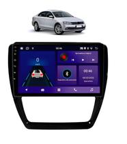 Kit Multimídia Jetta 2012 / 2017 9 Pol Android Carplay Gps 2/32GB - 915BR ROADSTAR