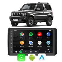 Kit Multimidia Jimny 2008 09 10 11 12 13 14 15 16 17 2018 7" Android Auto CarPlay Voz Google Siri Tv Online Gps Integrado