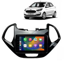 Kit Multimidia Ka 2019 / 2021 Mold Black 7 Pol Android Carplay 2/32GB - 701KC FirstOptionOption