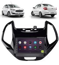 Kit Multimidia Ka 2019 / 2021 Mold Black Android 7 Pol 2/32gb Carplay Gps - 701KC First Option